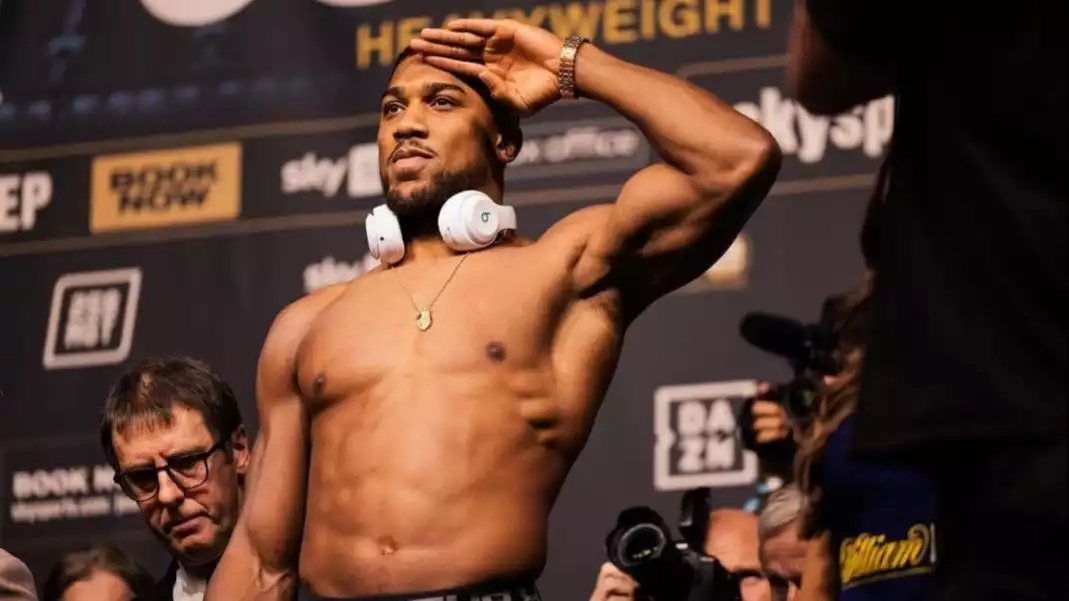 Petinju Anthony Joshua.