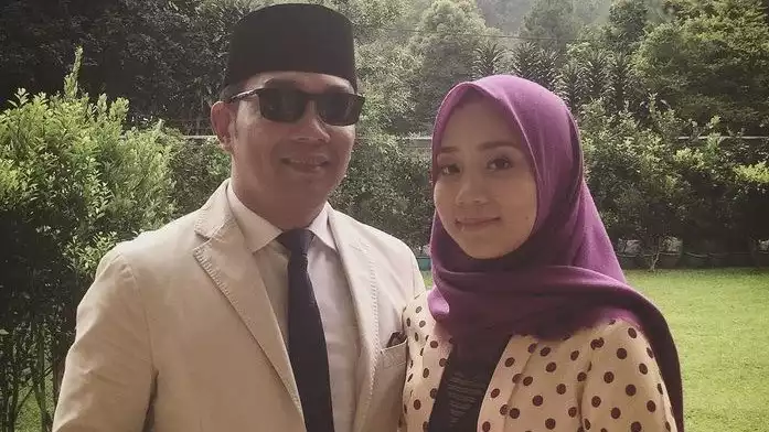 Ridwan Kamil dan putrinya Camillia Laetita Azahra