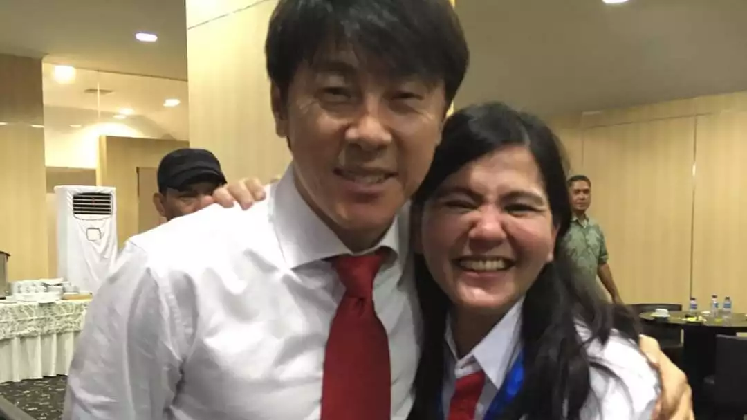 Potret Shin Tae Yong dan Ratu Tisha