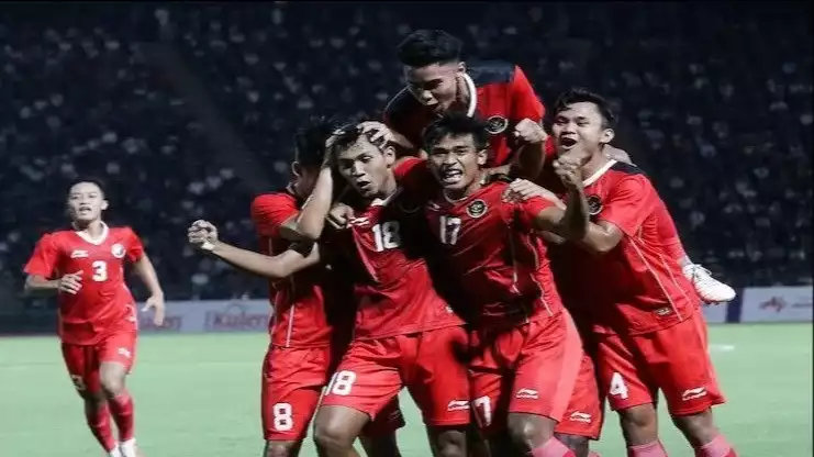 Selebrasi Timnas Indonesia U-22 di SEA Games 2023