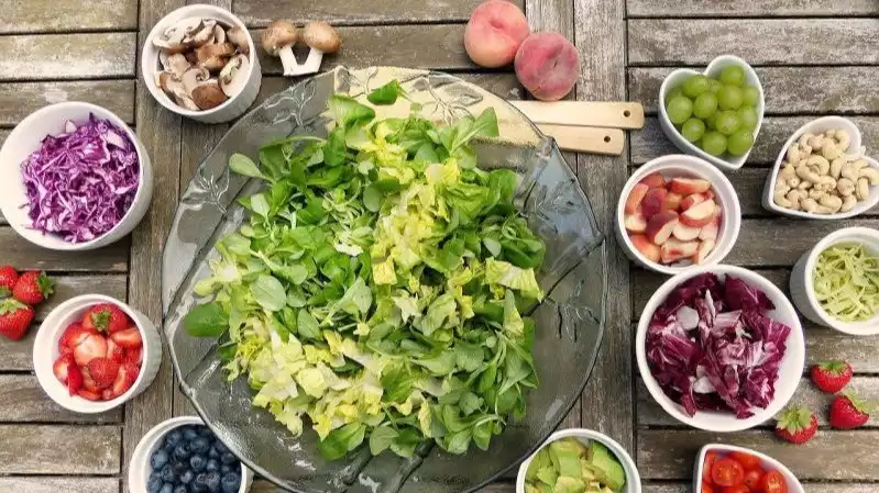 Ilustrasi makanan sehat