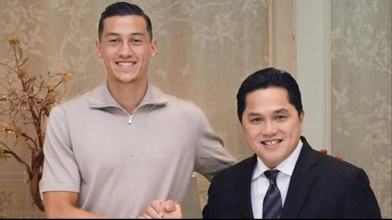 Jay Idzes dan Erick Thohir