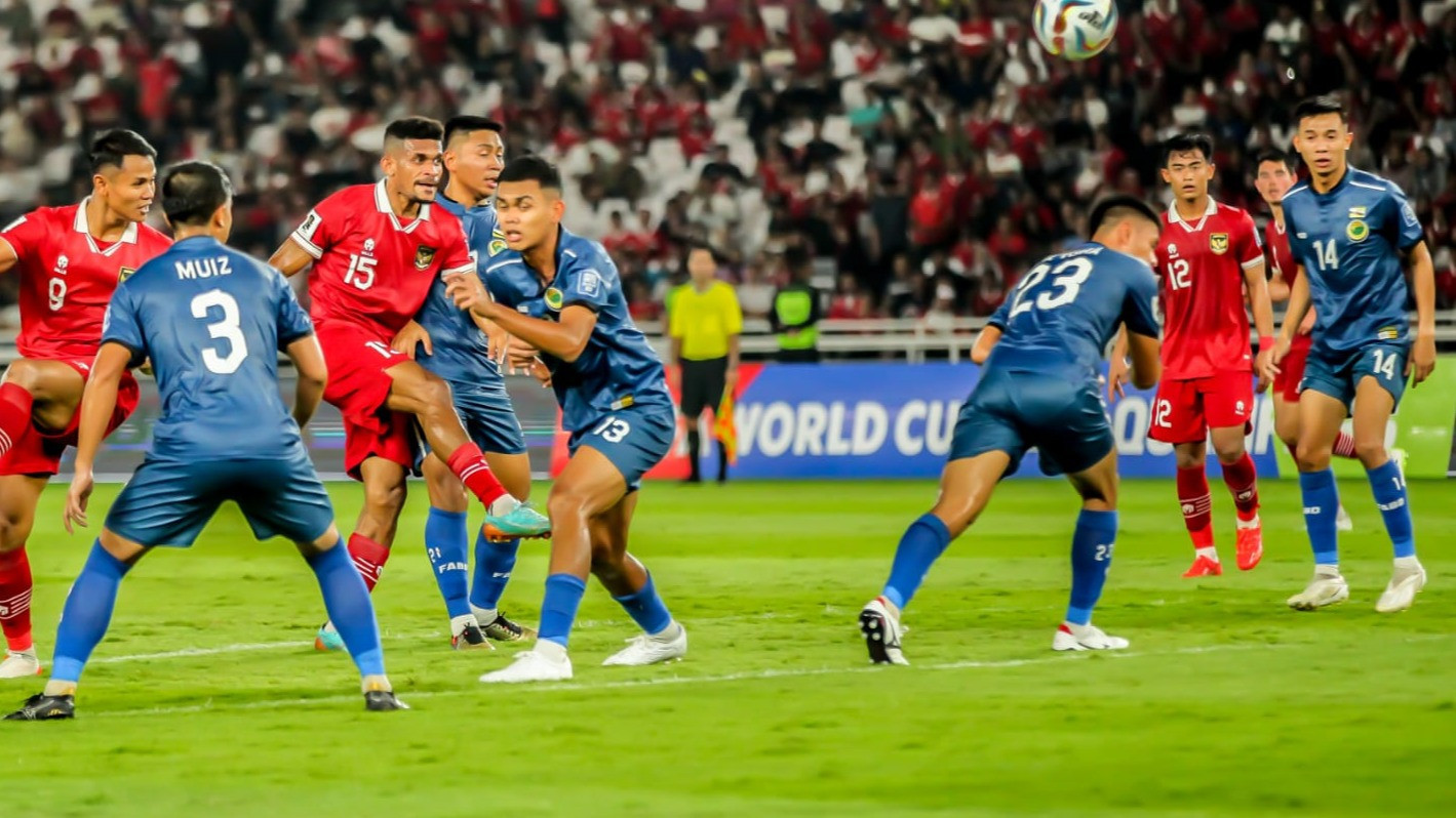 Laga timnas Indonesia vs Brunei Darussalam