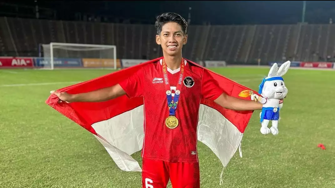 Pemain timnas Indonesia U-22, Ananda Raehan.