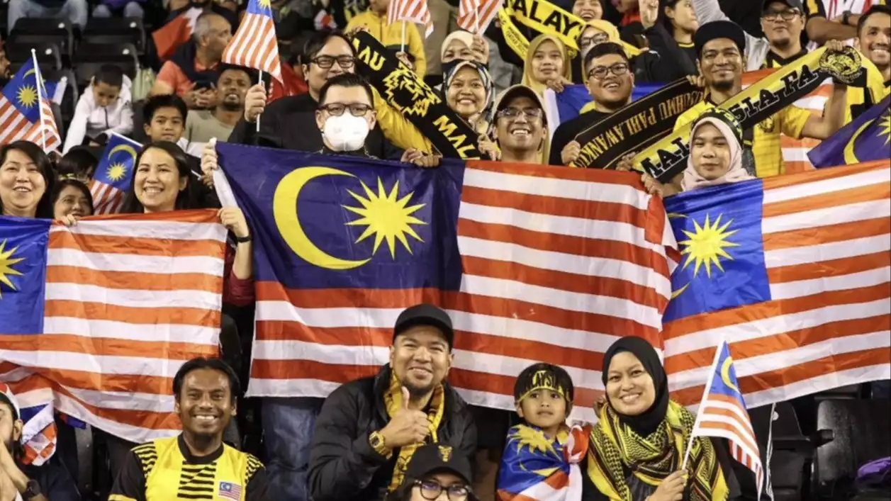 Suporter timnas Malaysia