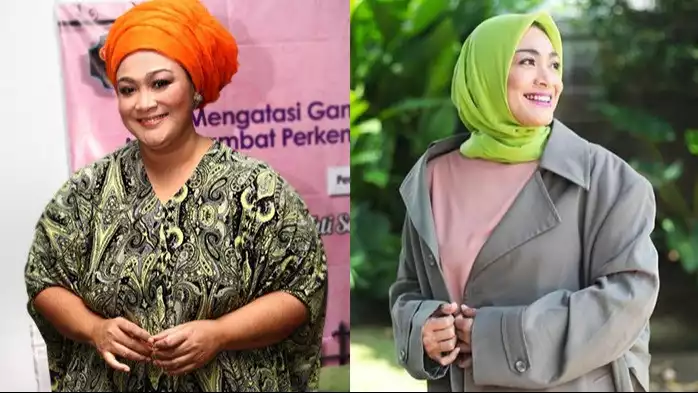 Presenter dan artis Dewi Hughes