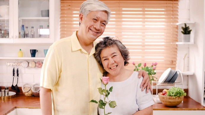 Ilustrasi rambut beruban