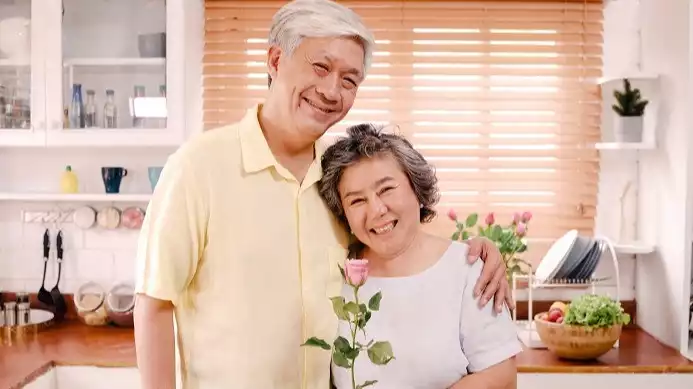 Ilustrasi rambut beruban