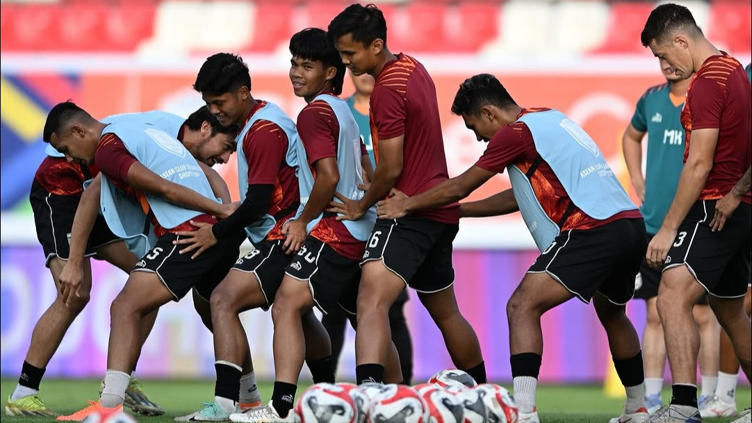 Latihan Para Pemain Borneo FC Jelang ASEAN Club Championship