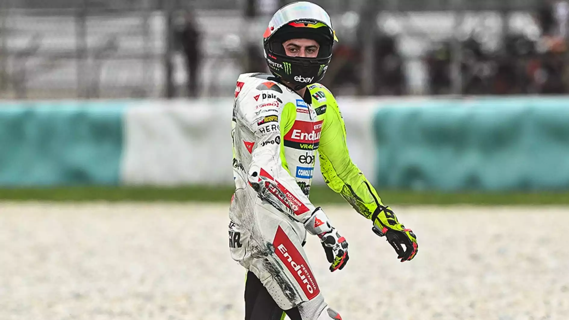 Pembalap Vr46, Fabio Di Giannantonio, alami Crash di Sirkuit Sepang
