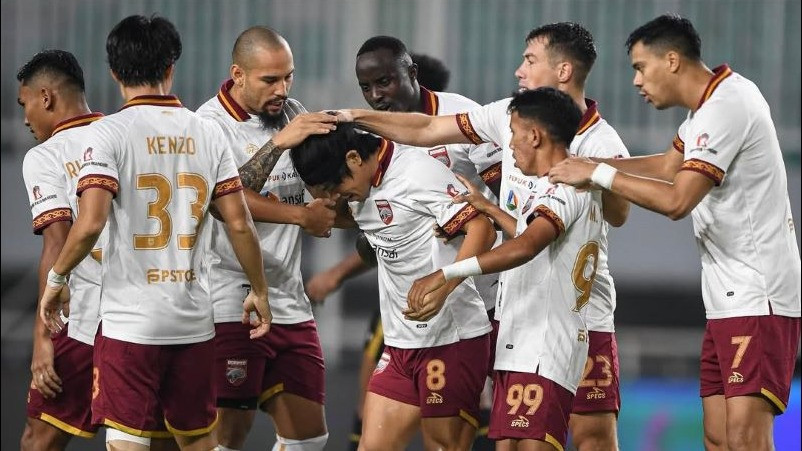 Borneo FC saat hadapi Dewa United di Liga 1 2024-2025