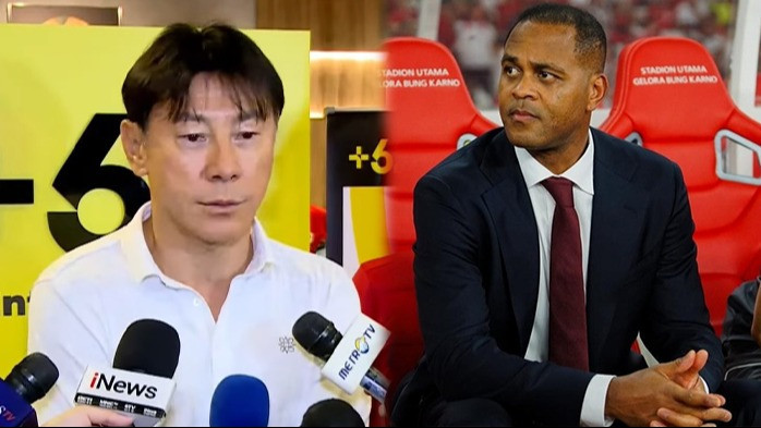 Shin Tae-yong dan Patrick Kluivert