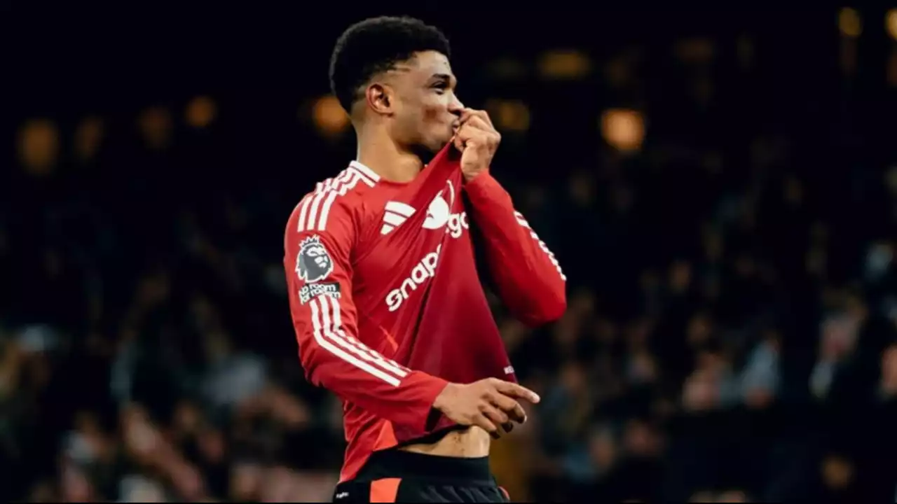 Amad Diallo membela Manchester United