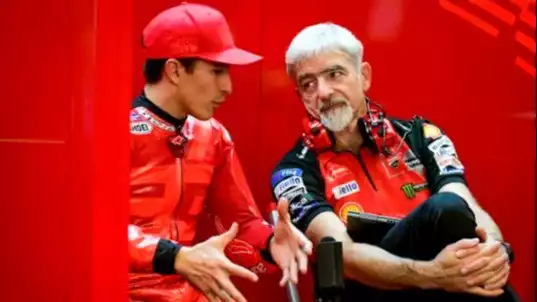 Marc Marquez dan Gigi Dall Igna