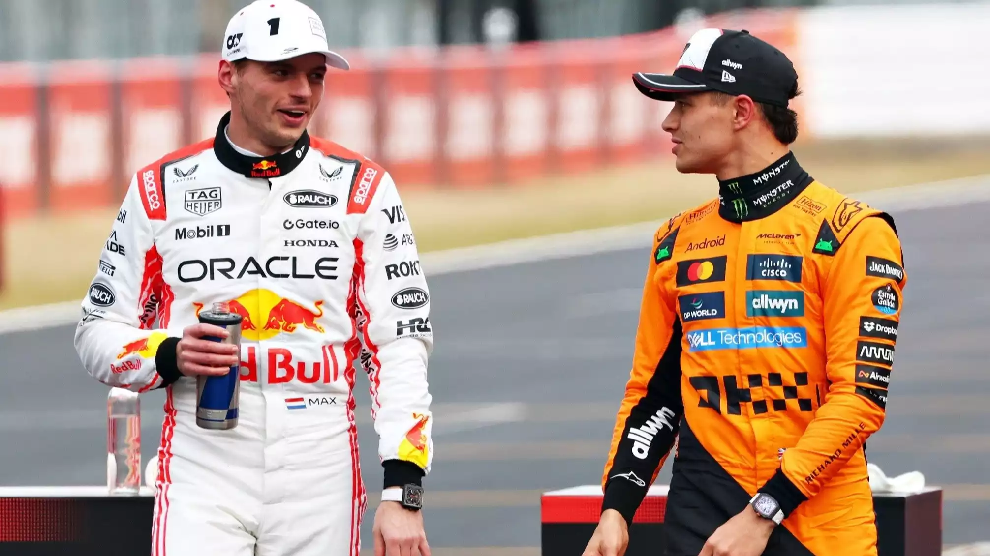 Max Verstappen dan Lando Norris