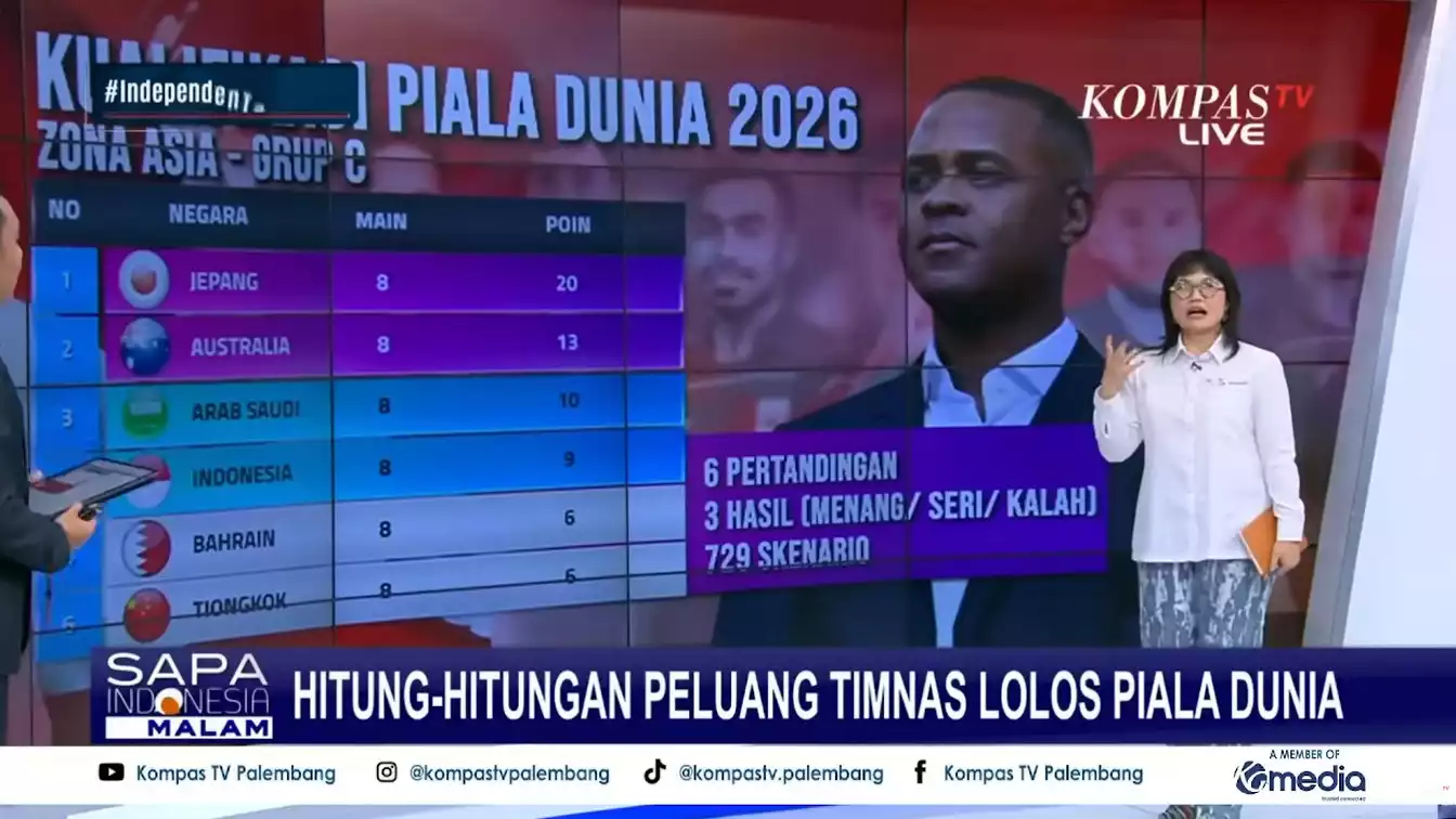 Hitungan statistik Wamen Dikti Stella Christie tentang peluang Timnas Indonesia bisa lolos ke Piala Dunia 2026.
