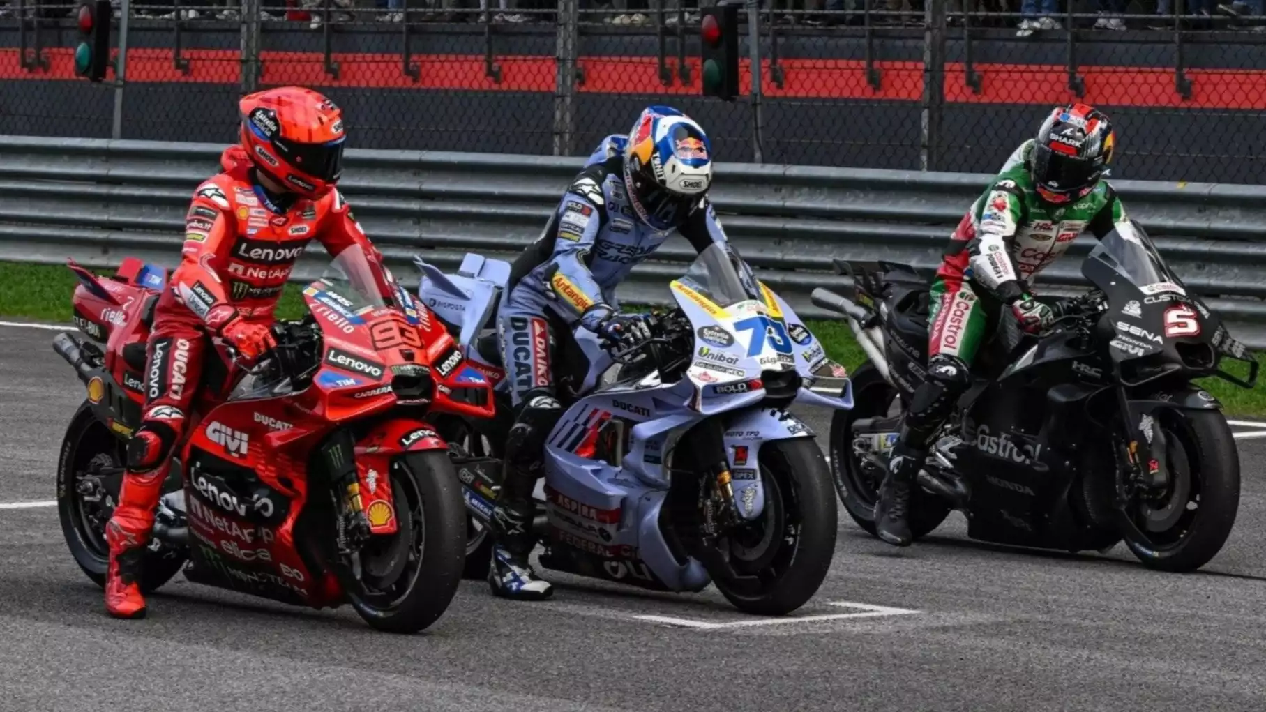 Marc Marquez, Alex Marquez, Johann Zarco