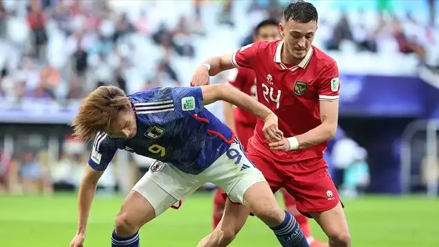 Jepang saat kalahkan Timnas Indonesia