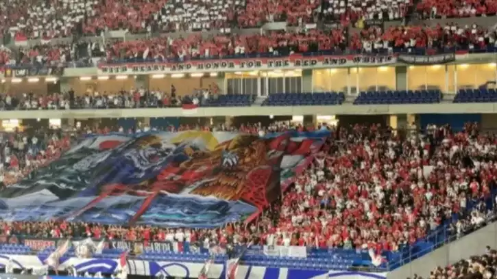 Suporter Timnas Indonesia di Jepang