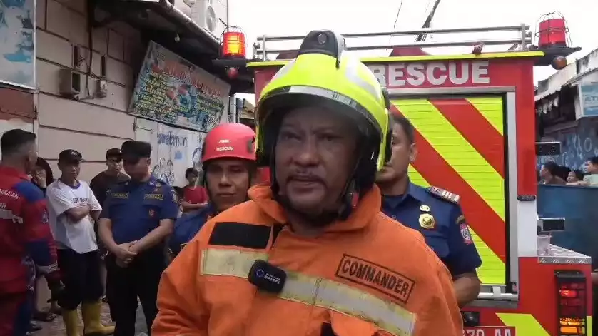 Kepala Dinas Damkarmat Makassar Hasanuddin (12/6/2025).