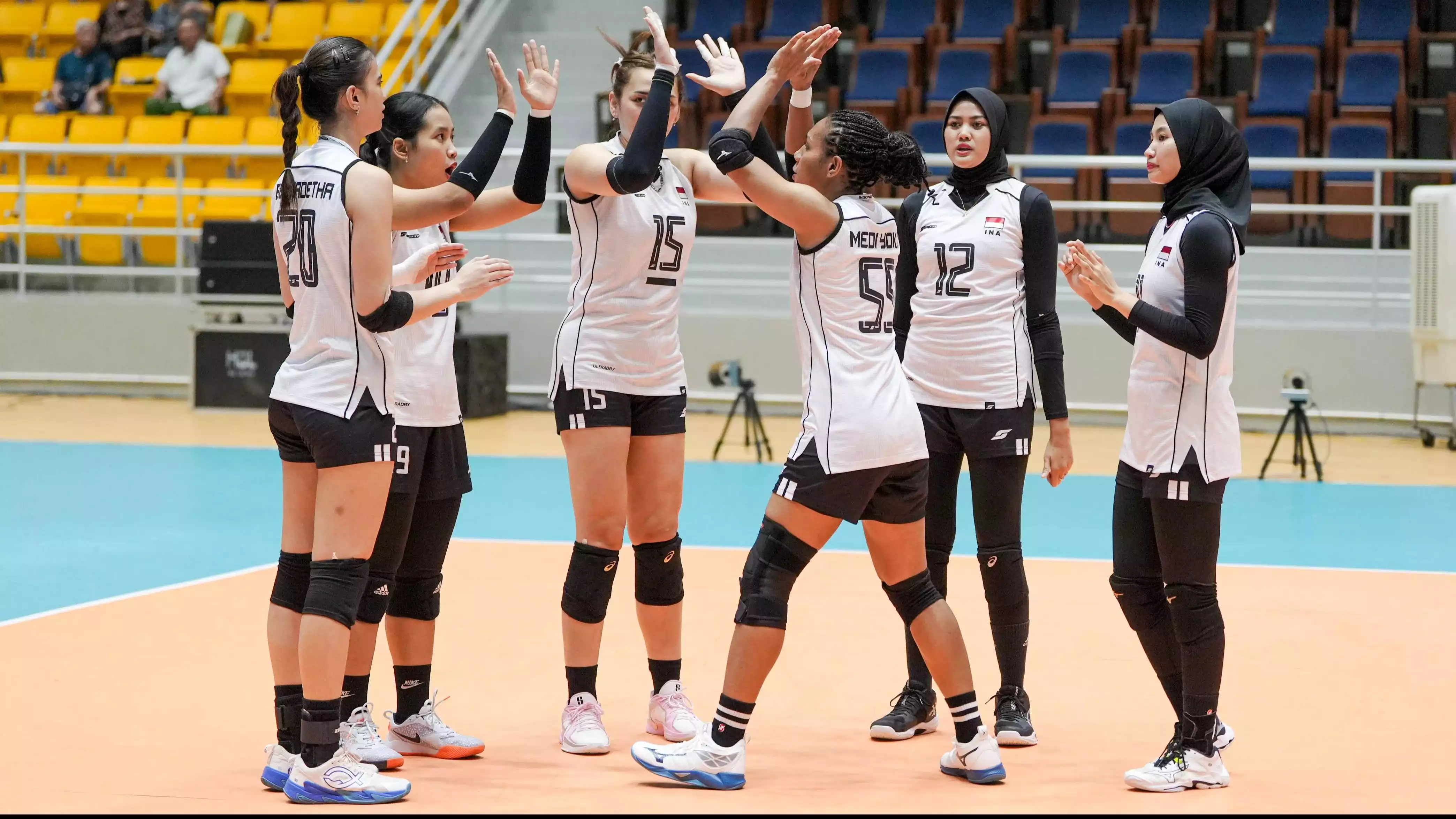 Para Pemain Timnas Voli Putri Indonesia di AVC Nation Cup 2025