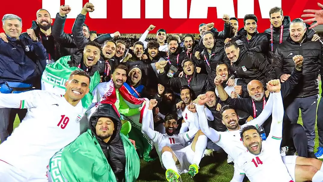 Tim nasional Iran yang sudah dipastikan lolos langsung ke Piala Dunia 2026