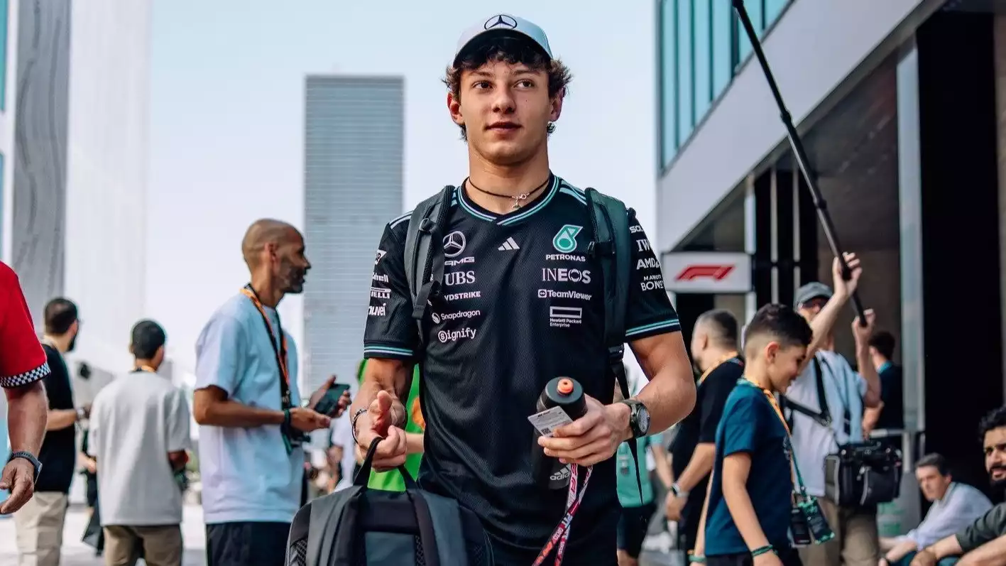 Pembalap tim Mercedes AMG, Kimi Antonelli