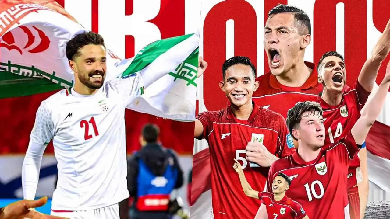 Tim nasional Iran atau Team Melli dan Timnas Indonesia