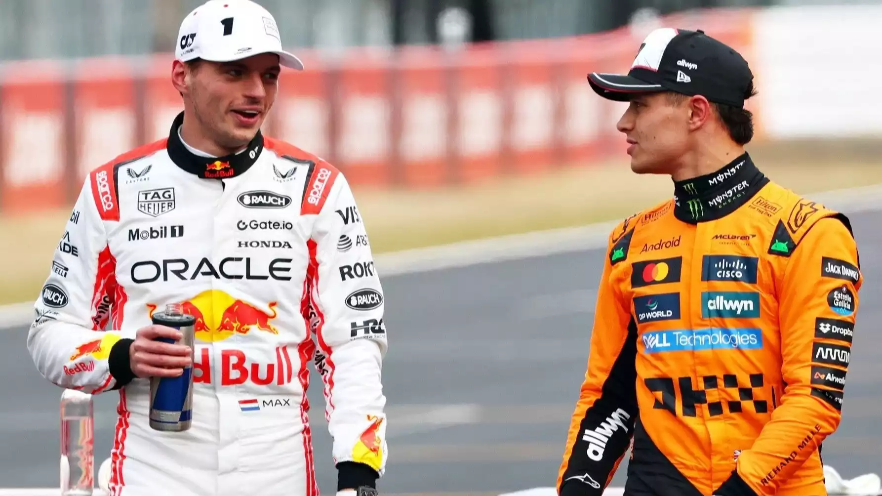 Max Verstappen dan Lando Norris