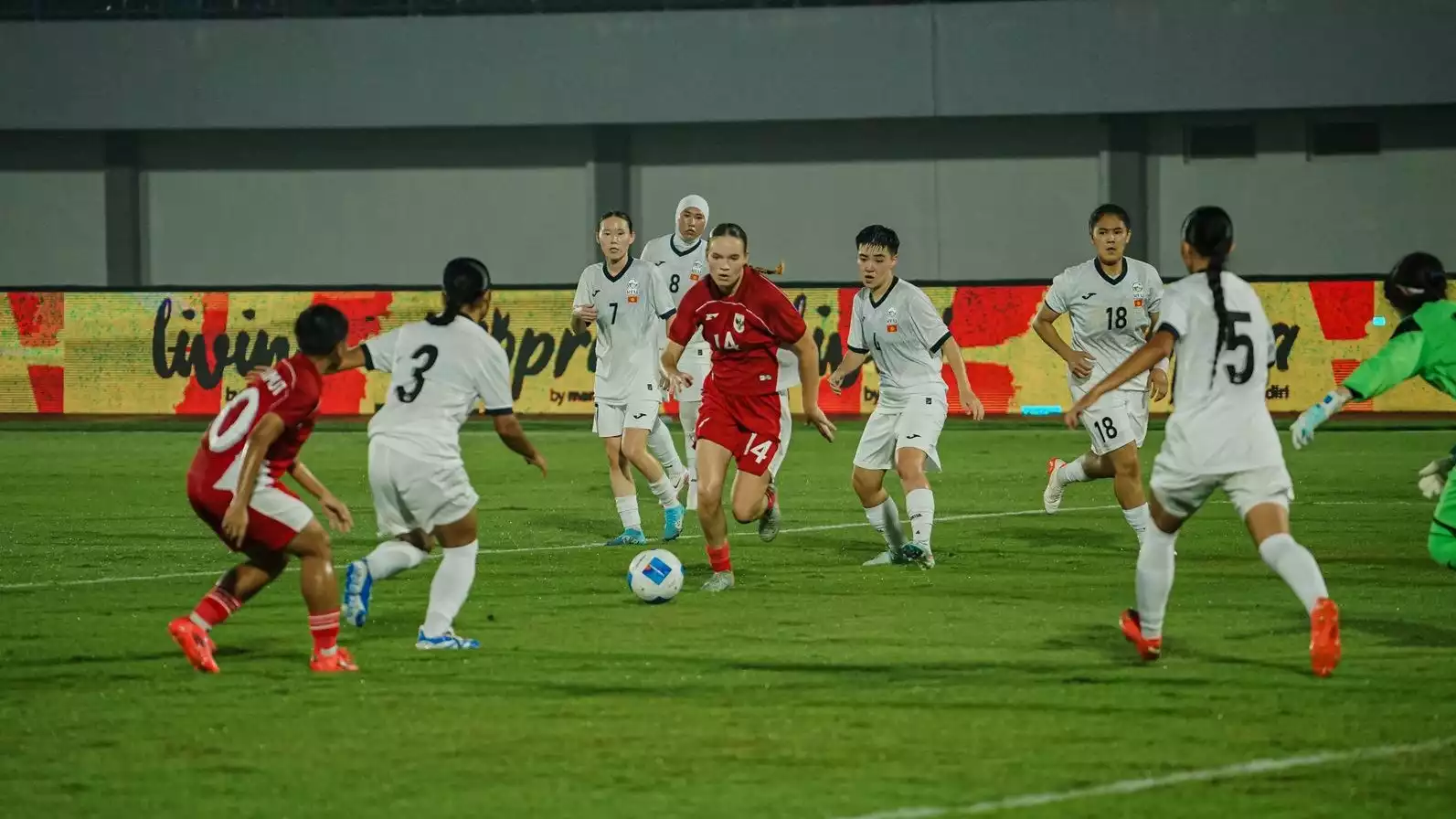 Timnas Putri Indonesia Vs Kirgiztan