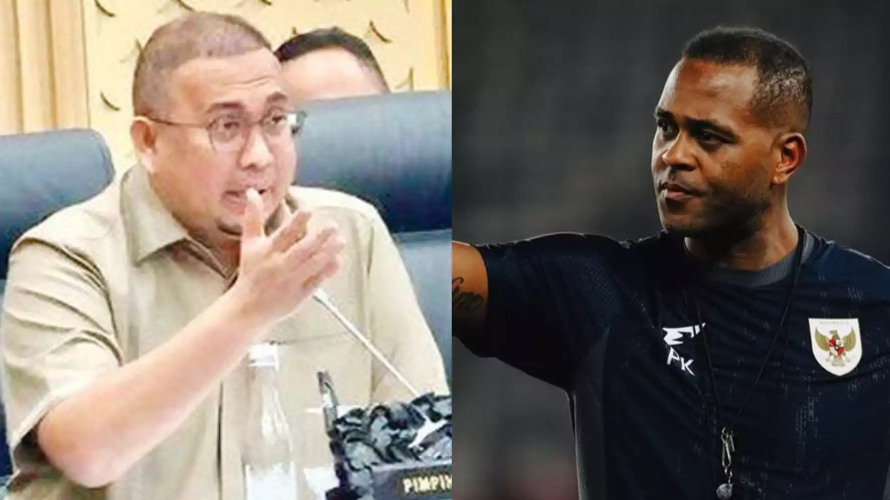 Andre Rosiade dan Patrick Kluivert