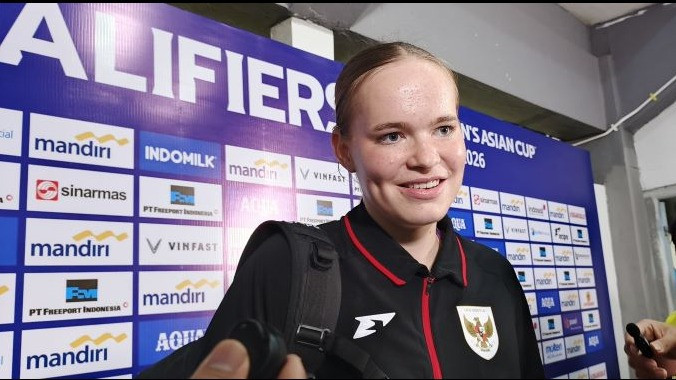 Pemain Timnas Indonesia Putri, Isa Warps secara blak-blakan mengaku ingin melakukan selebrasi ala Ole Romeny