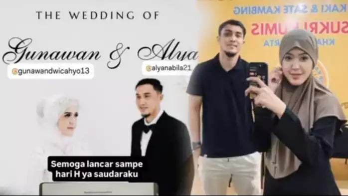 Gunawan Dwi Cahyo akan segera menikah lagi dengan Alya Nabila