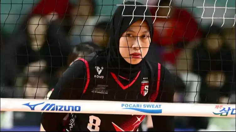 Megawati Hangestri saat masih berseragam Red Sparks