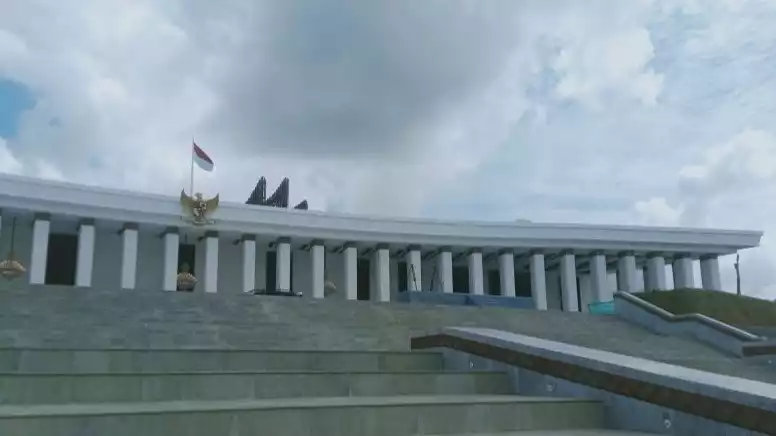 Istana Garuda IKN di Kecamatan Sepaku, Kabupaten Penajam Paser Utara, Kalimantan Timur.