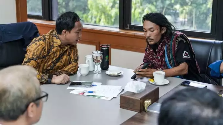 Agam Rinjani dalam rapat Kemenhut di Jakarta
