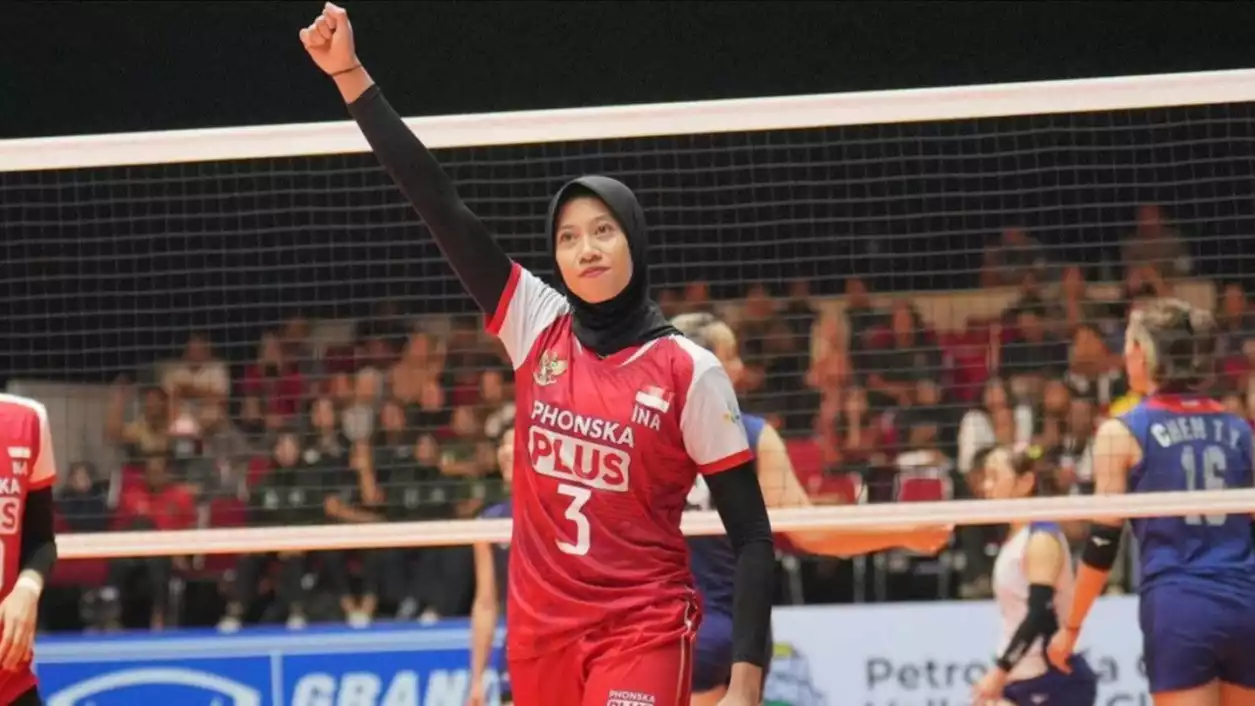 Megawati Hangestri di timnas Voli Putri Indonesia