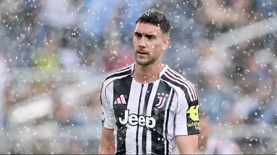 Striker Juventus Dusan Vlahovic