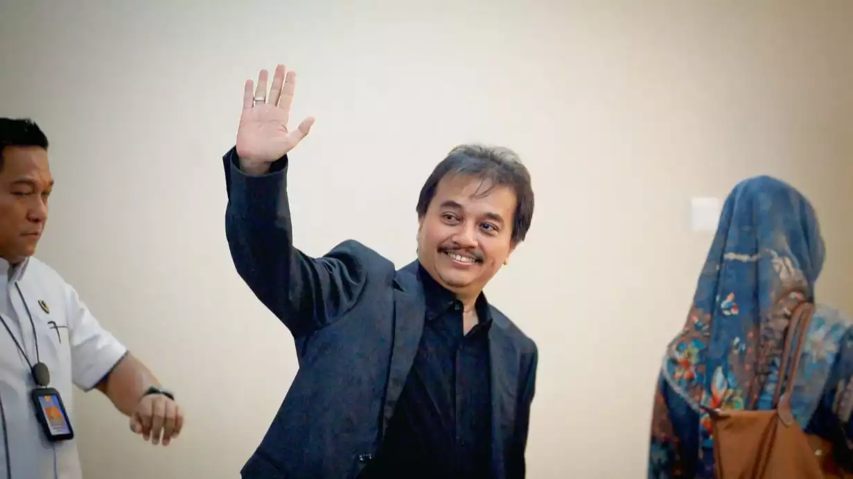 Roy Suryo dalam gelar perkara khusus kasus dugaan ijazah palsu Jokowi di Bareskrim Polri, Rabu (9/7/2025)