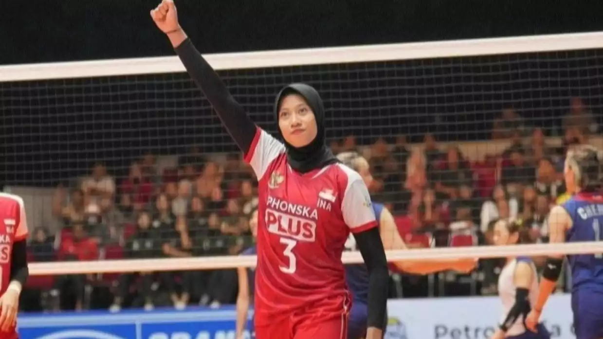 Megawati Hangestri di Timnas Voli Putri Indonesia