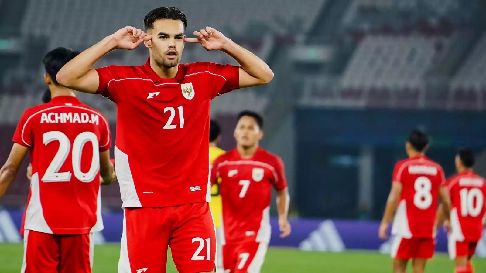 Jens Raven borong enam gol saat Timnas Indonesia U-23 gulung Brunei Darussalam 8-0 di Piala AFF U-23 2025