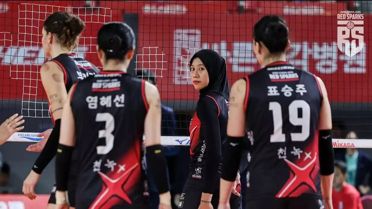 Megawati Hangestri saat di Red Sparks