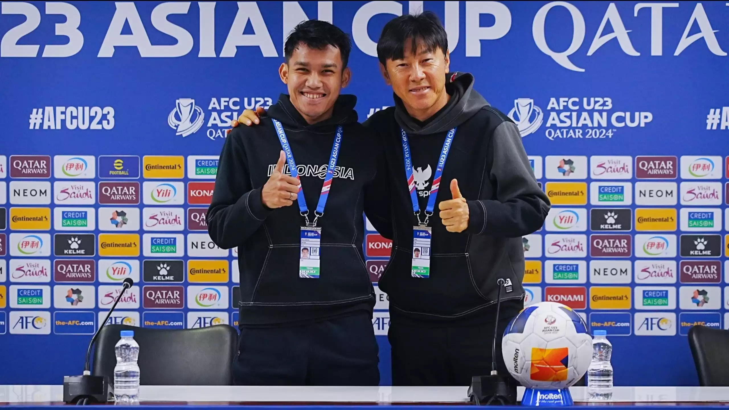 Witan Sulaeman dan Shin Tae-yong saat di Timnas Indonesia