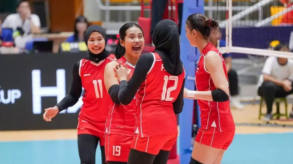 Timnas Voli Putri Indonesia di AVC Nation Cup 2025