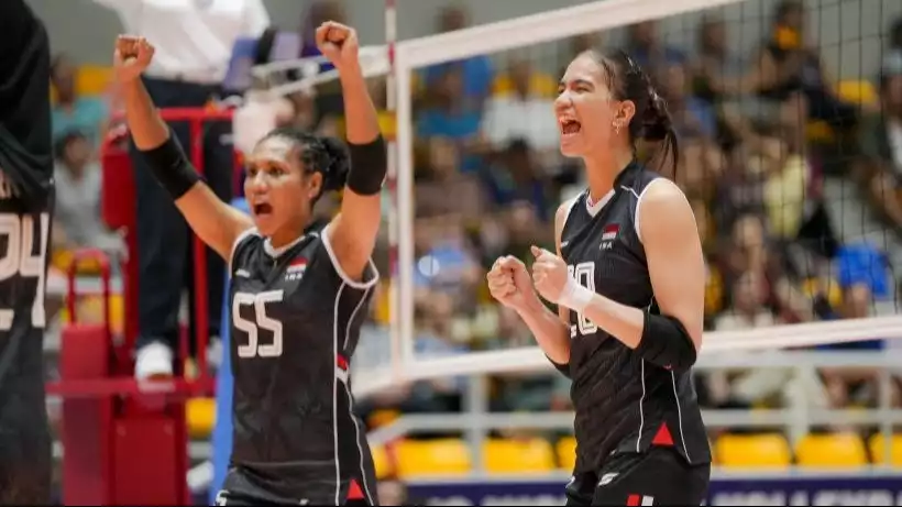 Mediol Yoku dan Shella Bernadetha di Timnas Voli Putri Indonesia