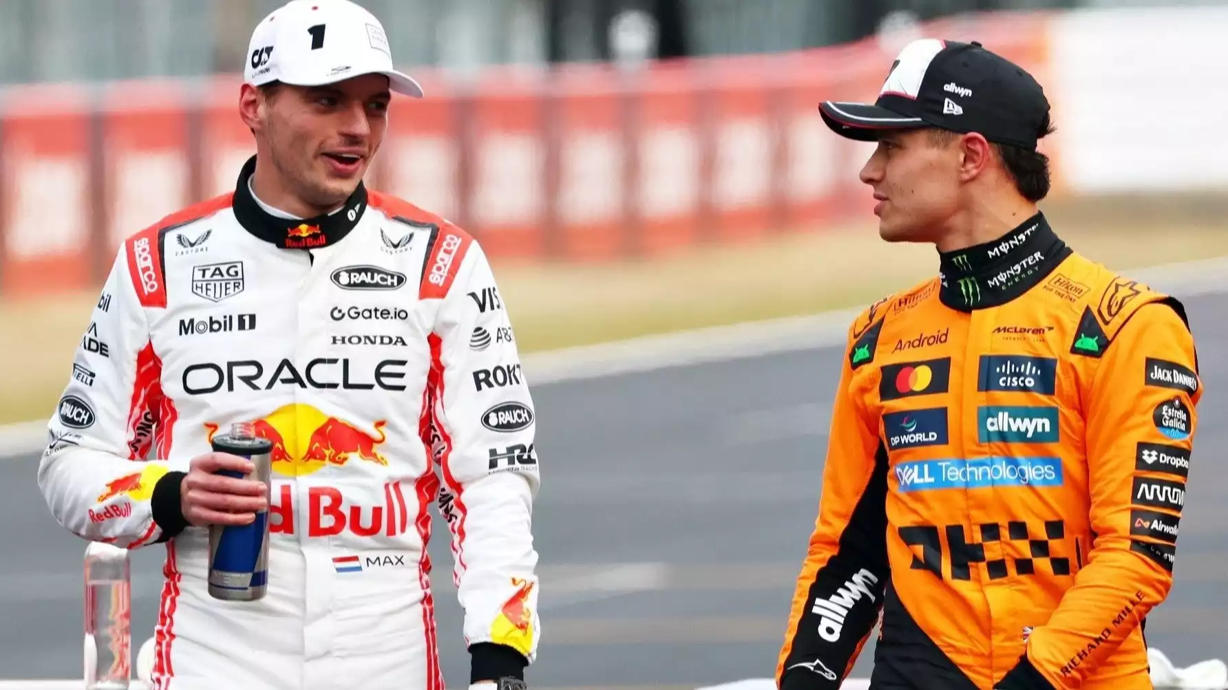 Max Verstappen dan Lando Norris