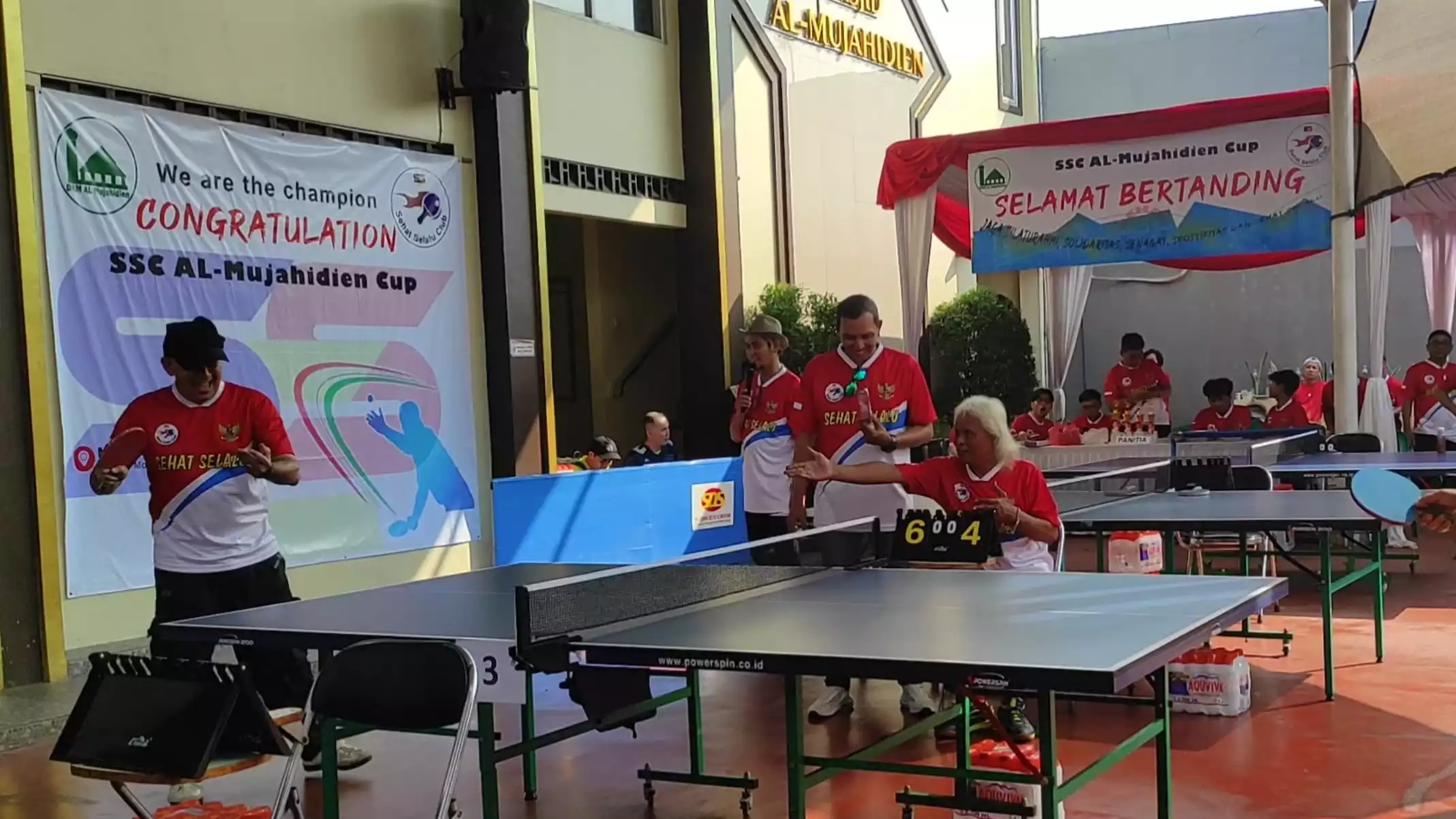 Mujahidien Cup 2025 ke-2, turnamen tenis meja yang melibatkan pengurus Dewan Kemakmuran Masjid (DKM) se-Bekasi Raya