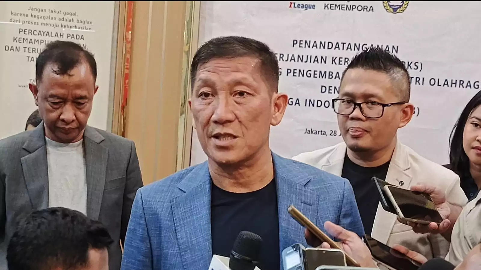 Direktur PT Liga Indonesia Baru, Ferry Paulus