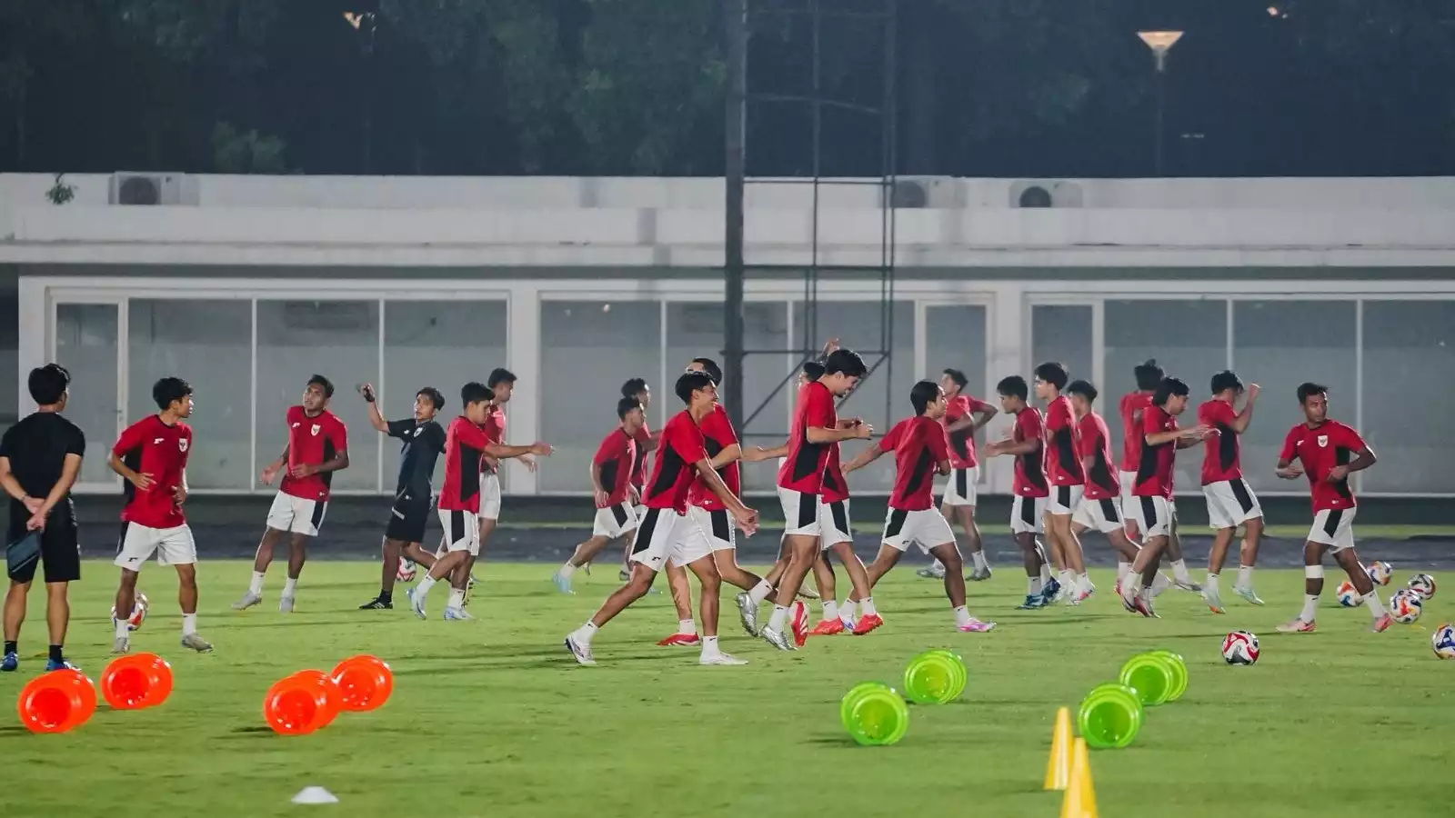 Official Training Timnas Indonesia U-23 di Stadion Madya, Komplek GBK, Jakarta, Senin (28/07/2025)