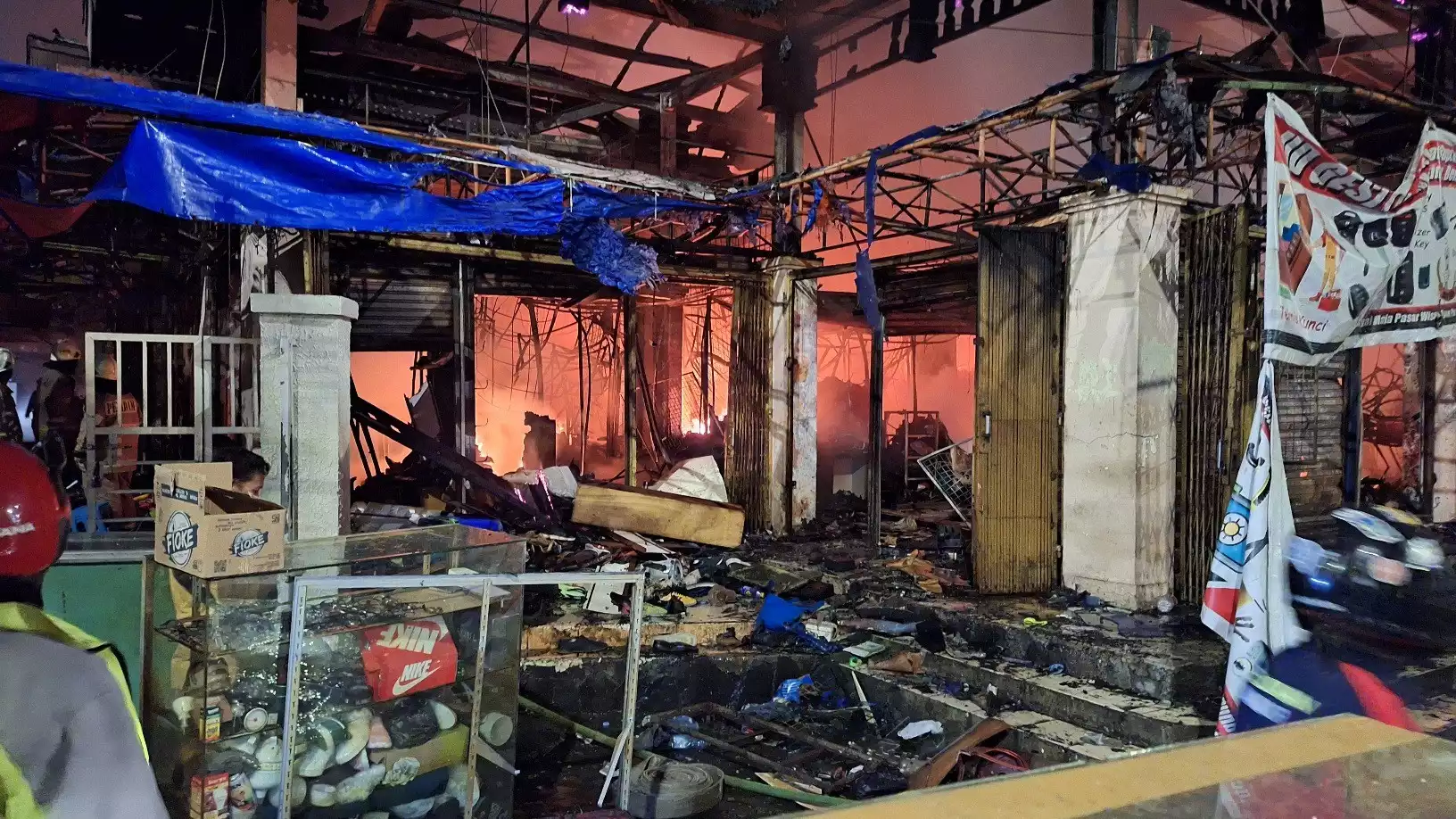 Kebakaran Pasar Taman Puring, Kebayoran Baru, Jakarta Selatan